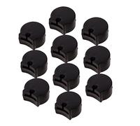 10pcs Black Rubber Clarinet Covers for Comfortable Playing