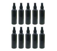 10pcs Black Spray Bottle Travel Portable Refillable Perfume Aqueous Emulsion Liquid Make Up Container Atomizer