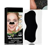 10Pcs Blackhead Remover Strips - Deep Cleansing Pore Strips with Charcoal for Women & Men. Effectively Remove Blackheads & Unclog Pores for Smooth, Clear Skin. Ideal for Nose, Face & Chin