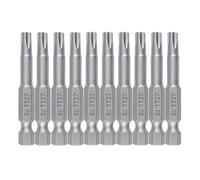 10Pcs Blossom Head Screwdriver Bit Set Drill Bit Extension Holder 1/4inch Hexagonal Shank Security 50mm Automotive Maintenance Tool
