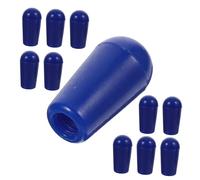 10pcs Blue 4mm Guitar Toggle Caps for Electric Guitar 3-way Switch Tips Accessories Replacement Parts