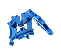 10pcs BLUE fire retardant UK-5N DIN Rail Universal Wire Terminal Blocks Screw Type UK5N Type 800V 41A
