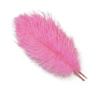 10Pcs Blue Ostrich Feather 15-55cm Natural Plumes for Wedding Party Carnival Decoration Craft Plumes Table Centpiece Accessories-Pink-45-50cm 18-20inch