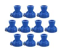 10pcs Blue Plastic Oxygen Cylinder Valve Protector Cap for Travel Use