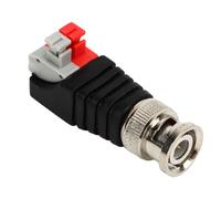 10Pcs BNC Male Connector Spiral Button Video