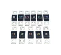 10pcs Bolt Type Fuse 498 Series 30A 50A 60A 70A 80A 125A 150A 200A Car Fuses Auto Protected circuits (Size : 150A)