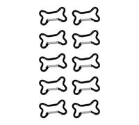 10pcs Bone Pattern Aluminum Hook Durability Climbing Clip Multipurpose For Camping Hiking And Everyday Needs Ligh Tweight Carabiner