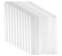 10Pcs Book Cover, 12x8.5 Inch Clear Plastic Sheet Protectors with Self-Adhesive Strips, Waterproof & Stain-Resistant Book Sleeve for Home, School, OfficeBook Cover