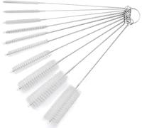 10pcs Bottle Cleaning Brush Set, 21 cm Brushes Perfect for Test Tubes, Bottle Cleaning, Milk Hose Maintenance, Keep Straws Sparkling Clean