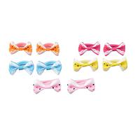 10pcs Bow Cartoon Hair Scrunchies Elastic Hair Band Girl Ponytail Holder