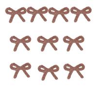10Pcs Bowknot Sew On Yarn Patches Embroidery Applique Bowknot Embroidered Sew On Repair Patches for Clothing Jackets Embroidered