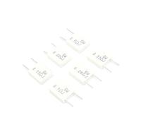 10pcs BPR56 5W 0.001 0.1 0.15 0.22 0.25 0.33 0.5 ohm Non-inductive Ceramic Cement Resistor 0.1R 0.15R 0.22R 0.25R 0.33R 0.5R BIANMTSW(0.1 ohm)
