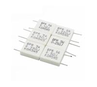 10pcs BPR56 5W 0.001 0.1 0.15 0.22 0.25 0.33 0.5 ohm Non-inductive Ceramic Cement Resistor 0.1R 0.15R 0.22R 0.25R 0.33R 0.5R NWPNLXEA(0.12 ohm)