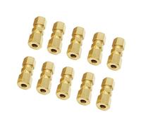 10Pcs Brake Line Adapter Fittings Assortment Compression Tube Fitting for Vehicle Repairing 4.75mm Brake Line Connectors Vehicle Accessories