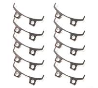 10pcs Brake Pads Spring Pills for E-Bike TBT | Stainless Steel, Strong Resilience, Uniform Bounce, Disc Brake Separator for Electric Bicycle, Silver