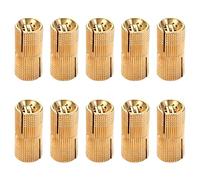 10Pcs Brass Furniture Hinges Cylindrical Concealed Hinge Small Box Hinge Door Hardware 180 Degree Opening Angles Invisible Door Hinges Hardware