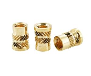 10pcs Brass Hot Melting Insert Nuts - M2 M3 M4 M5 M6 M8 T-Type Knurled Flange Nuts for 3D Printing and Plastic Molding(M5x6.9x7.1)