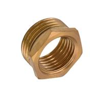 10Pcs Brass Reducer Bushing Fitting M20 7/16 UNF 9/16 1/4" 1/2" BSP Female to Male Thread Adapter Connector(F UNF7I16-M M20x1.5)