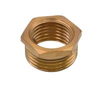 10Pcs Brass Reducer Bushing Fitting M20 7/16 UNF 9/16 1/4" 1/2" BSP Female to Male Thread Adapter Connector(F UNF7I16-M BSP1I2)