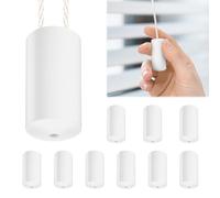 10Pcs Breakaway Cord Condensers, Anti-Strangulation Blind Cord Safety Device, Tool-Free Easy Installation Connector Holder for Blinds & Shades, Baby Proof for Household with Young Kids & Pets