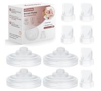 10PCS Breast Pump Parts, 6Pack Silicone Duckbill Valve & 4Pack Silicone Diaphragm Compatible with M5 Wearable Breastpump, M5 Breast Pumps Replacement Accessories Breastfeeding Essentials Kit