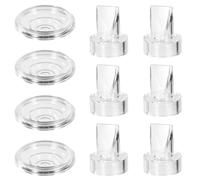 10pcs Breast Pump Replacement Parts for Momcozy S12 Pro/S9 Pro, Include 6pcs Silicone Duckbill Valves and 4pcs Silicone Diaphragms BPA-Free Wearable Breast Pump Accessories