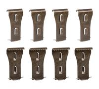 10pcs Brick Clips, Steel Brick Clips for Hanging Outdoors Heavy Duty Brick Wall Hangers Siding Hooks No Drill for Pictures Lights Wreaths Hanger, Fits 2-1/4 inch to 2-3/8 inch High Bricks