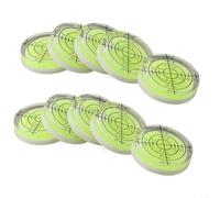 10PCS Bubble Level 32x7mm for Spirit Level with Black Internal Lines for Reduced Parallax Error Suitable for Carpentry and Industrial Equipment Calibration