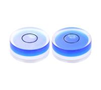 10pcs Bubble Level Universal Round Blue Acrylic | Compact Carry, Easy Placement, High Precision Checking, for Shelves and Mural Hanging, Photography Makers