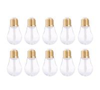 10pcs Bulb Shaped DIY Lip Gloss Tubes Plastic Reusable