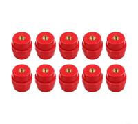 10Pcs Busbar Insulators SM35 M8, High Strength Polyester Spacer Design for Easy Installation