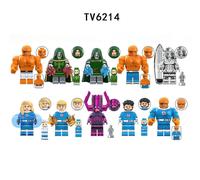 (10pcs-C) 30pcs Fantastic Four Thunderbolt Stone Man Destroyer Doctor Devourer Assembler Building Blocks Doll Toy