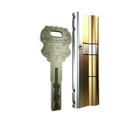 10Pcs C-Class Brass Lock Cylinder - 90mm Anti-Theft Core with 10 Antique Bronze Keys for Patio Doors(90=35+55)