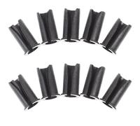 10Pcs C-Shaped Bicycle Cable Clamp Plastic Brake Line Guide Clip Black | Adhesive Mounting Base, Strong Adhesion, Suitable for Frames, Supporting Cyclists and Bike Mechanics during Repairs