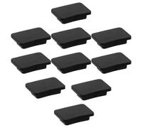10pcs C14 Outlet Plug Cover Plastic Socket Protector | Black Finish for Unused Sockets, Helps Minimise Wear and Loosening, Suitable for Kitchen Appliances like Air Fryers