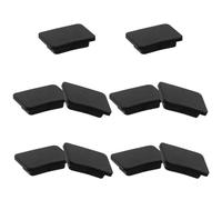 10pcs C14 Socket Dust Cover Plastic Waterproof Plug Protector Cap 3x2.3x1cm | Black Finish for Kitchens, Protects Unused Outlets and Appliances like Air Fryers or Electric Kettles