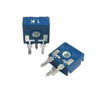 10PCS CA9 trimmer potentiometer PT10-1K horizontal adjustable Vertical Side of the Elliptic Hole