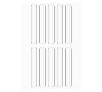 10Pcs Cabinet Bumpers, Transparent Cabinet Door Bumper Silencing Rubber Bumpers for Cabinet Door, Self Adhesive Door Bumper for Home Wall Doors Cabinet Refrigerator Toilet Covers Table Corners