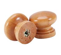 10Pcs Cabinet Pulls,Wooden Dresser Drawer Pulls Handles,S/M/L Natural Wooden Furniture Pull Handle Kitchen Cabinet Drawer Cupboard Door Wardrobe Knob(Large 33MM)