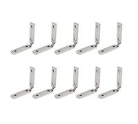 10pcs Cabinet RightAngle Corner Mounting Plates Cabinet Corner Brackets Effortless Installation for Professional Finish Closet Door