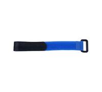 10pcs Cable Ties Reusable Self Adhesive 15mm - 700mm Hook Loop Bundle Fastener Nylon Strap Reverse Buckle Line Wire Organizer-Blue-10pcs - 400mm