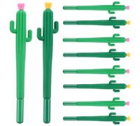 10pcs Cactus Pen Gel Pen Ink Sign in Creative s Party Favor Toy Rewards for Mexican Fiesta Cinco de Mayo Tropical Party (Random Color)