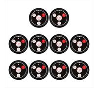 10PCS Call Button Wireless Pager Waiter Calling System for Restaurant Hookah Bar Cafe Customer Service Black