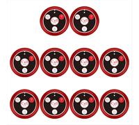 10PCS Call Button Wireless Pager Waiter Calling System for Restaurant Hookah Bar Cafe Customer Service Red
