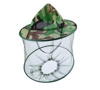 10PCS Camoufla Beekeeping Protective Bee Hat Insect Mesh Face Hat Anti-Mosquito Shawl Hat Outdoor Fishing Face Mask Hat Beekeeping Supplies