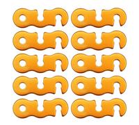 10Pcs Camping Tent Rope Adjuster Guy Tensioner NonSlip Cord for Buckles Guy Tensioner