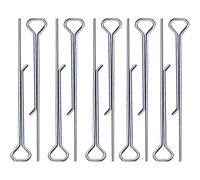 10pcs Candle Wick Holders, 4.3 Inch Stainless Steel Candle Wick Clips, Metal Wick Centering Tool