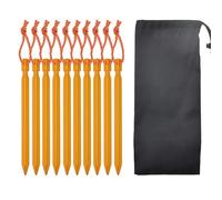 10pcs Canopy Stake Aluminum Alloy Tent Pegyard Pegs Tent Tarps Awning Pad for Outdoor Camping Stake Fixing
