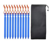 10pcs Canopy Stake Aluminum Alloy Tent Pegyard Pegs Tent Tarps Awning Pad for Outdoor Camping Stake Fixing