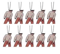 10Pcs Car Air Fresheners Hanging Scented Cards, Funny Cars Hangings Aroma Tablet, Rearview Mirror Hangings Decorations, Sexy Cars Air Freshener, Wardrobe Air Fresheners for Home & Car (B, One Size)